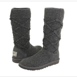 Dark Gray Argyle Ugg Boots!